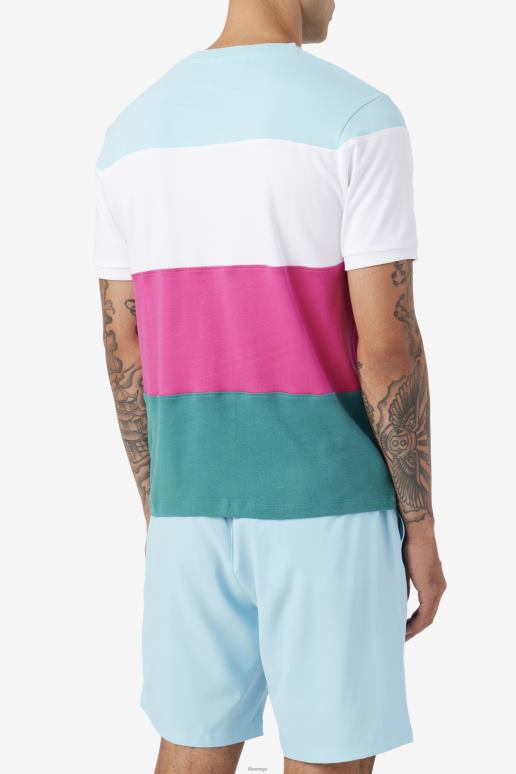 FILA menn server crew hvit/lilla/petit four fila HHL84323 hvit/lilla/petit four