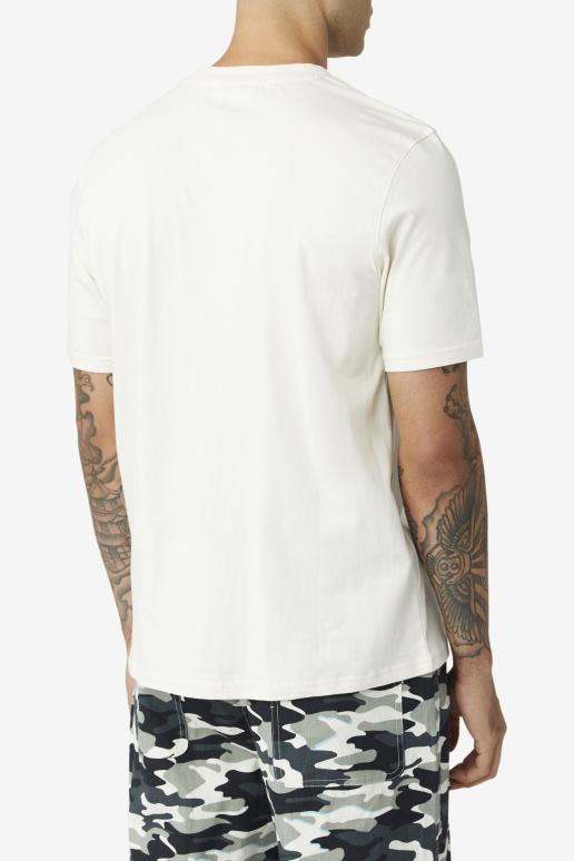 FILA menn turteldue/svart/blå herreørn t-skjorte fila HHL84282 turteldue/svart/blå