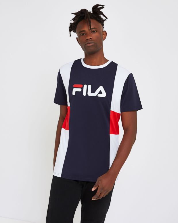 FILA menn unisex trieste t-skjorte fila new navy HHL842540 ny marine