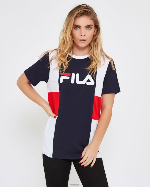 FILA menn unisex trieste t-skjorte fila new navy HHL842540 ny marine