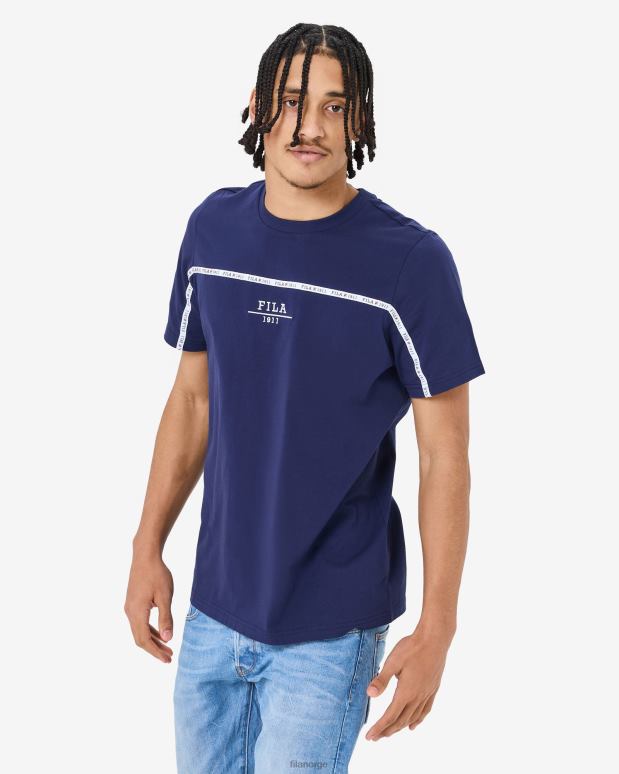 FILA menn unisex urban tee fila new navy HHL842546 ny marine