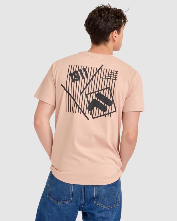 FILA menn valnøtt aron tee fila HHL842304 valnøtt