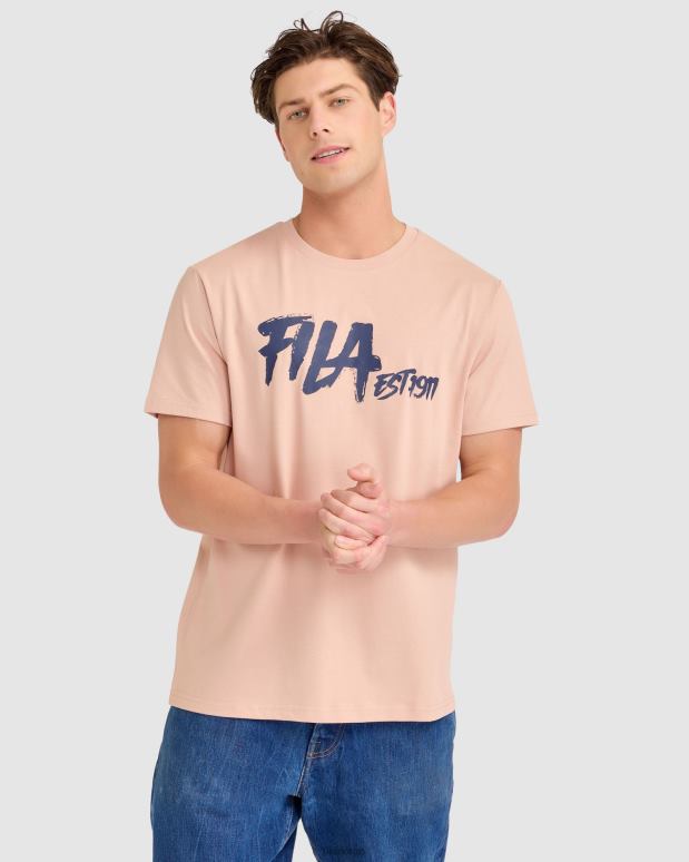 FILA menn valnøtt fila lewis t-skjorte HHL842313 valnøtt