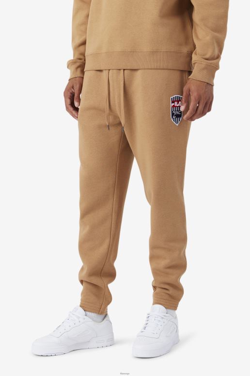 FILA menn 2pac patch jogger fila tobakk brun HHL84896 tobakk brun