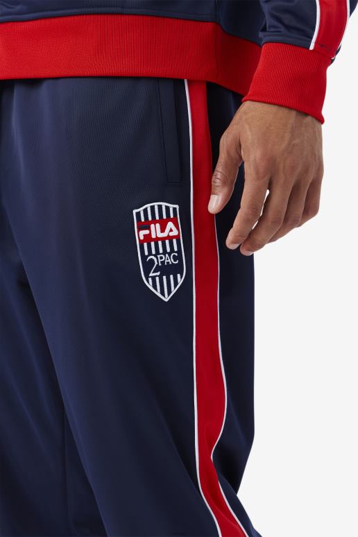 FILA menn fila 2pac treningsbukse marine/rød/hvit HHL84895 marine/rød/hvit