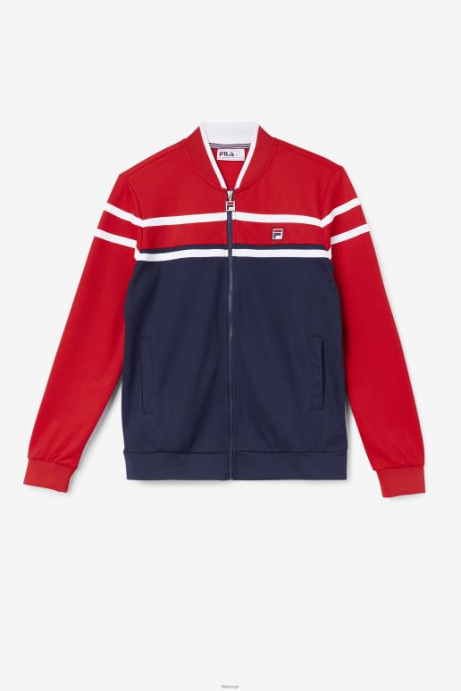 FILA menn fila naso jakke marine/rød/hvit HHL84943 marine/rød/hvit