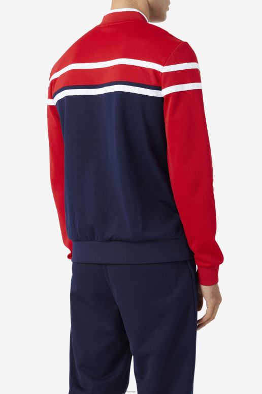 FILA menn fila naso jakke marine/rød/hvit HHL84943 marine/rød/hvit