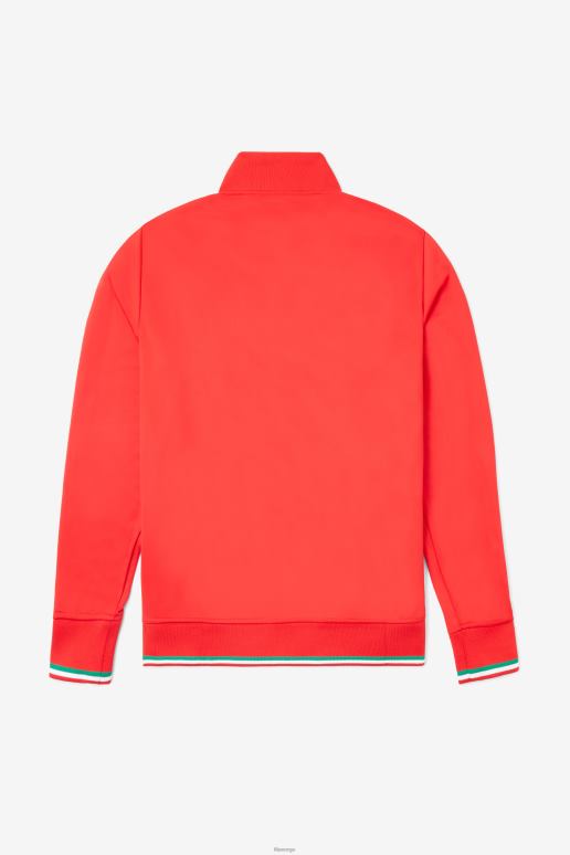 FILA menn rød/hvit fila italia treningsjakke HHL84933 rød Hvit