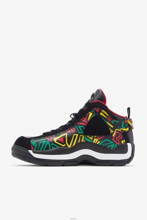 FILA menn fila black/jelly bean/sitron grant hill 2 for menn HHL84100 svart/gelébønne/sitron