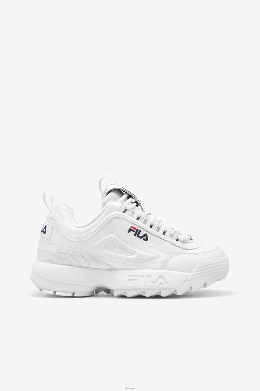 FILA menn fila herre disruptor 2 hvit/marine/rød HHL84127 hvit/marine/rød