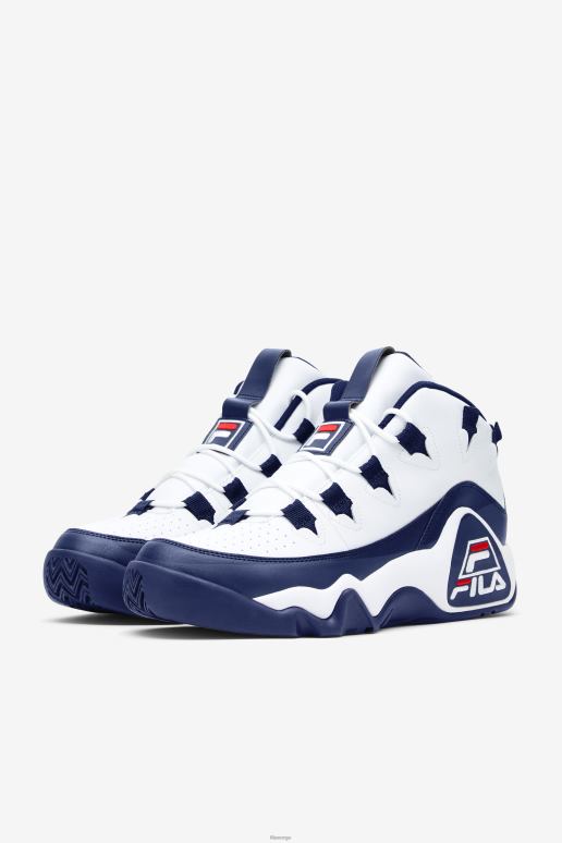 FILA menn fila herregrant hill 1 hvit/marine/rød HHL84115 hvit/marine/rød
