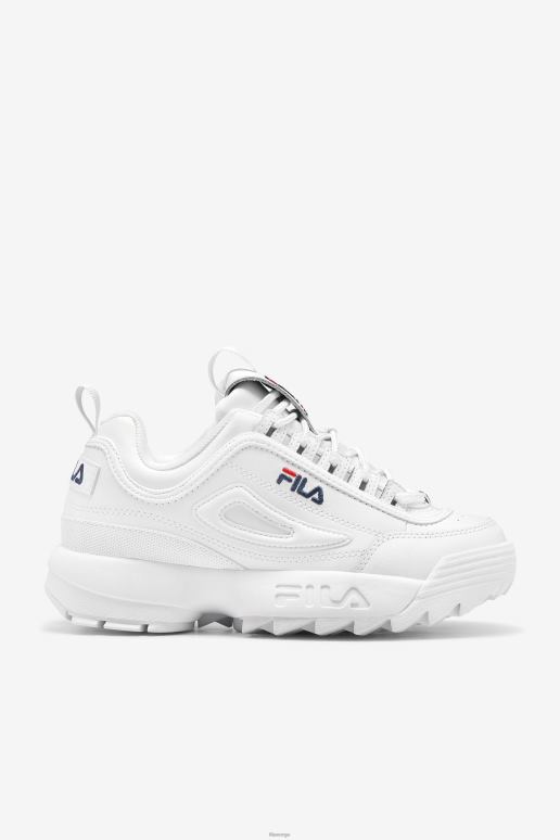 FILA menn fila hvit/marine/rød herre disruptor 2 premium HHL84130 hvit/marine/rød