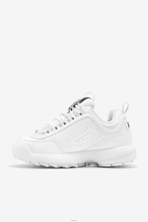 FILA menn fila hvit/marine/rød herre disruptor 2 premium HHL84130 hvit/marine/rød