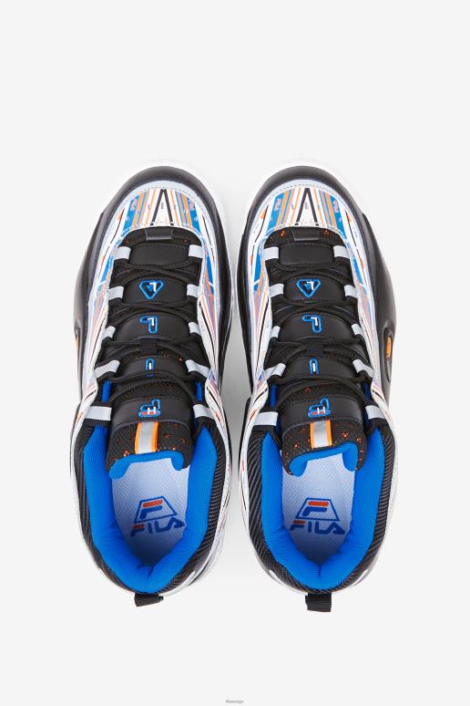 FILA menn fila hvit/oransje/blå herregrant hill 3 HHL8488 hvit/oransje/blå