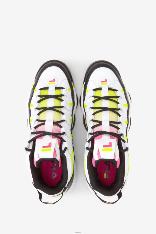 FILA menn fila hvit/svart/gul stackhouse spaghetti for menn HHL84160 hvit/svart/gul