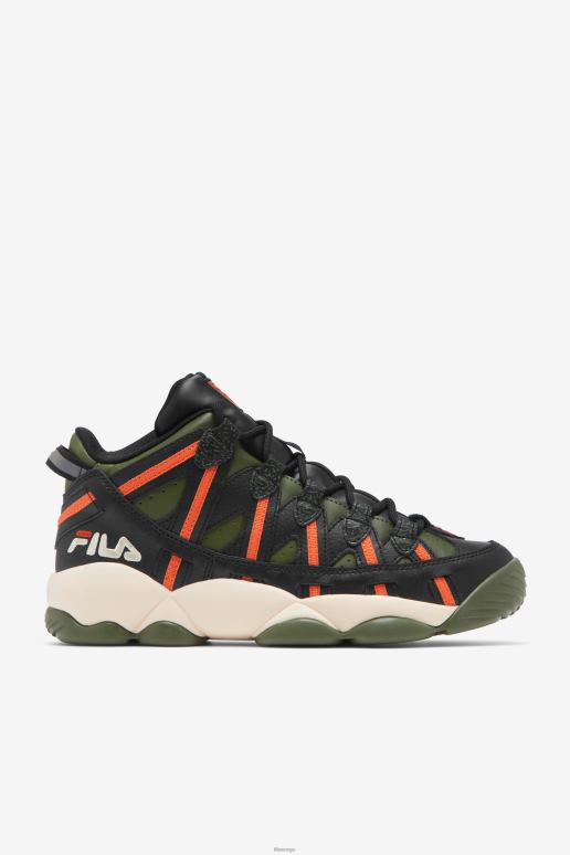 FILA menn gressløk/ecru/svart fila stackhouse spaghetti for menn HHL84159 gressløk/ecru/svart