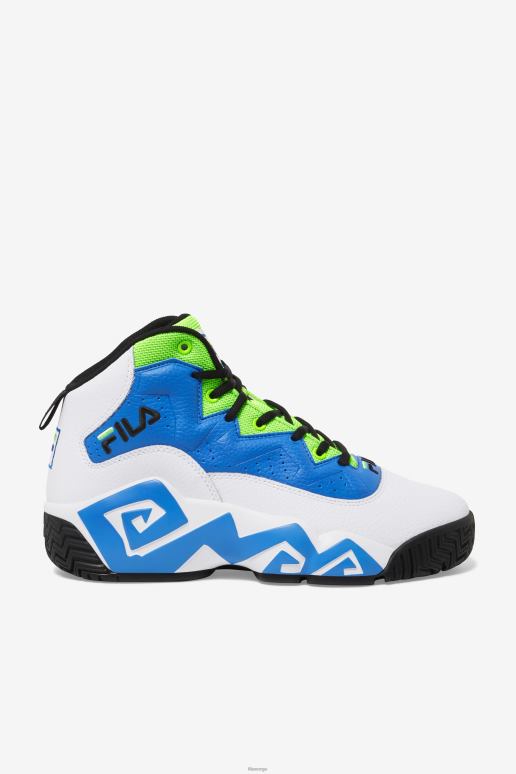 FILA menn herre mb hvit/blå/grønn fila HHL8411 hvit/blå/grønn