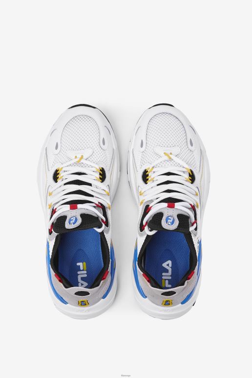 FILA menn herre ray tacer evo 2 hvit/svart/blå fila HHL84161 hvit/svart/blå