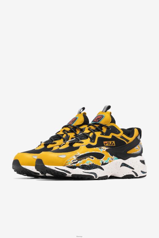 FILA menn herre ray tracer apex fila svart/gylden stang/hvit HHL84170 sort/gyllen stang/hvit