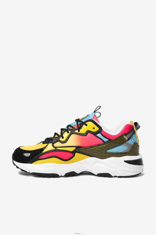 FILA menn herre ray tracer apex svart/dyp rosa/hvit fila HHL84173 svart/dyp rosa/hvit
