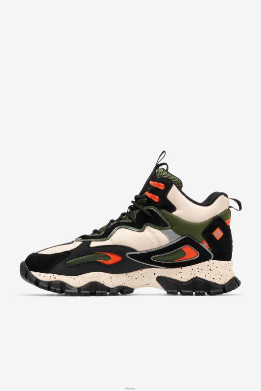 FILA menn herre ray tracer tr 2 mid fila gressløk/svart/ecru HHL84164 gressløk/svart/ecru