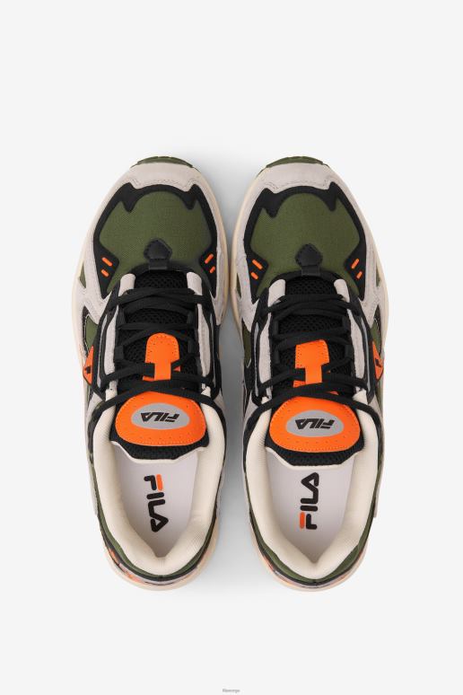 FILA menn herrearkiv rjv fila gressløk/ecru/svart HHL84140 gressløk/ecru/svart