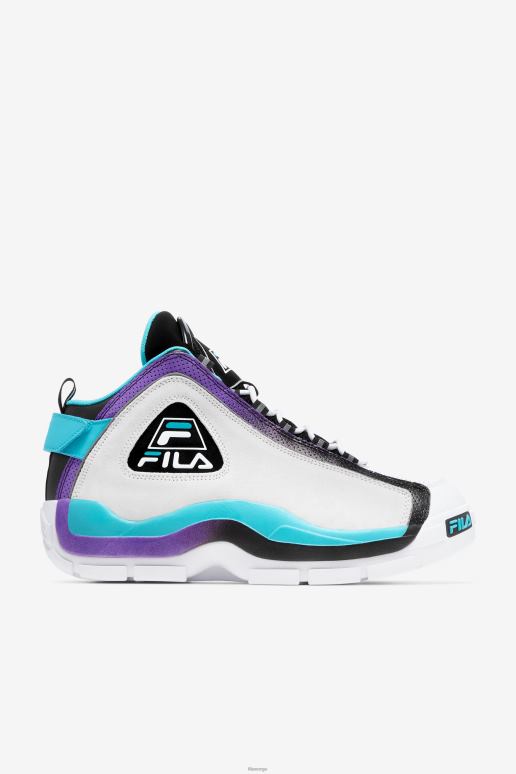 FILA menn hvit/blå/lilla fila herre grant hill 2 HHL849 hvit/blå/lilla