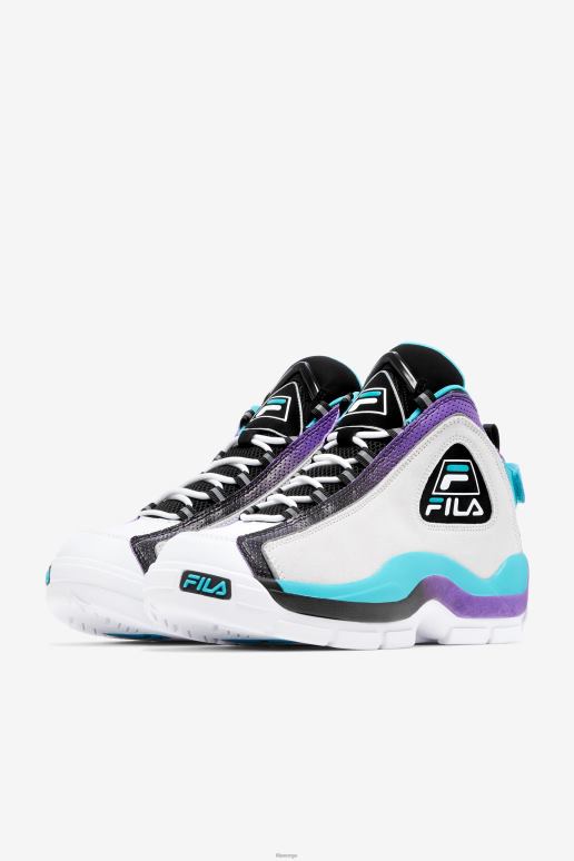 FILA menn hvit/blå/lilla fila herre grant hill 2 HHL849 hvit/blå/lilla