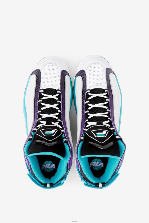 FILA menn hvit/blå/lilla fila herre grant hill 2 HHL849 hvit/blå/lilla