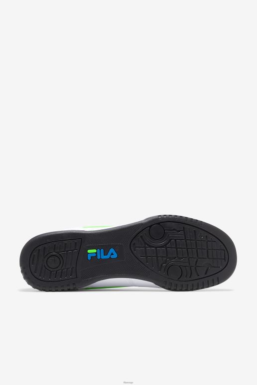 FILA menn hvit/grønn/svart herre original fitness fila HHL8412 hvit/grønn/svart