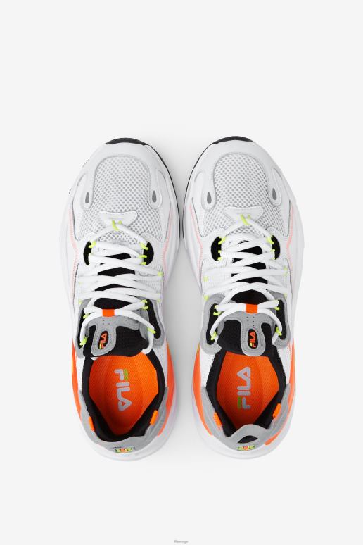 FILA menn hvit/svart/oransje herre ray tacer evo 2 fila HHL84162 hvit/svart/oransje