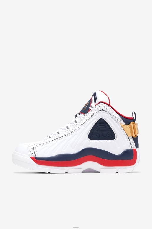FILA menn menn grant hill 2 game break white/blues/red fila HHL845 hvit/blå/rød