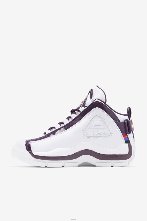 FILA menn menn grant hill 2 historie hvit/lilla vimpel/oransje fila HHL8471 hvit/lilla vimpel/oransje