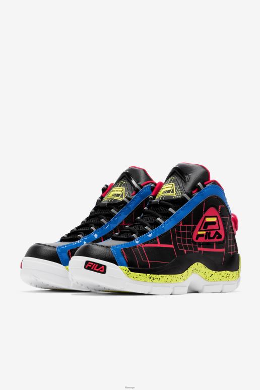 FILA menn menn grant hill 2 sort/blå/rød fila HHL8459 svart/blått/rødt