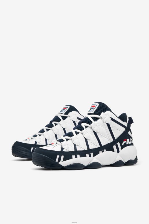 FILA menn menns stackhouse spaghetti fila hvit/marine/rød HHL84128 hvit/marine/rød