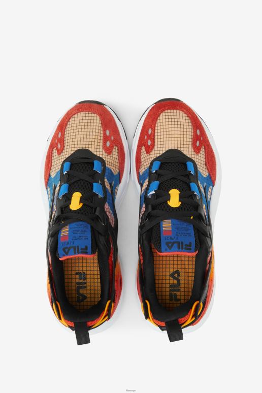 FILA menn safran/blå/mandarin rød fila herre ray tracer evo HHL8469 safran/blå/mandarinrød