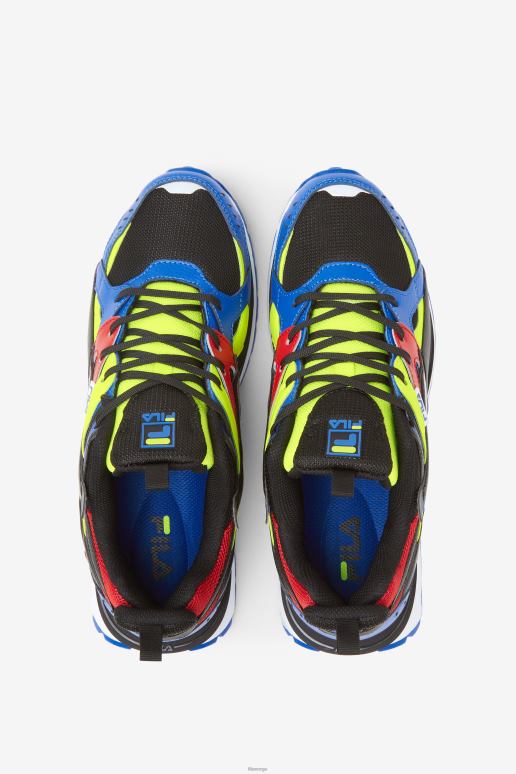 FILA menn sandenal for menn svart/blå/gul fila HHL8435 svart/blå/gul