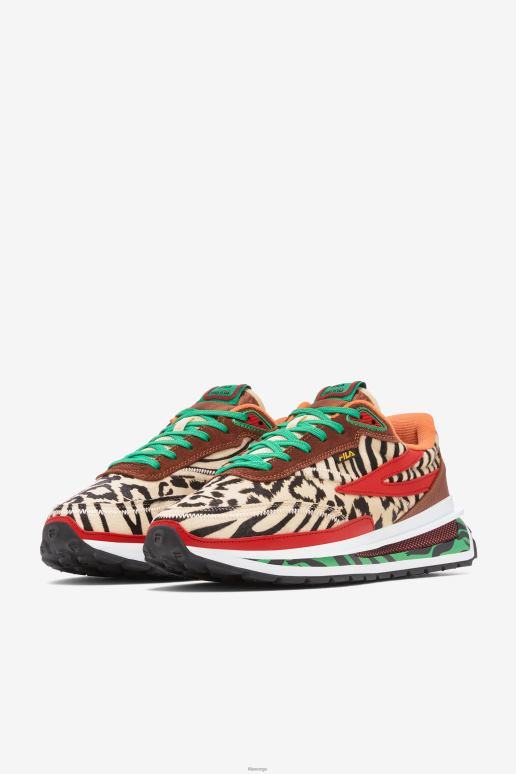 FILA menn sequoia/rød/frøperle herre renno animal fila HHL84132 sequoia/rød/frøperle