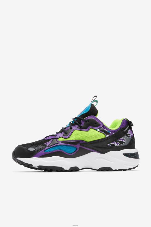 FILA menn svart/hvit/lilla fila herre ray tracer apex HHL84171 svart/hvit/lilla