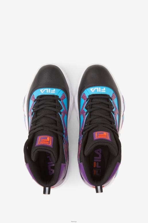 FILA menn svart/hvit/lilla herre mb fila HHL8424 svart/hvit/lilla