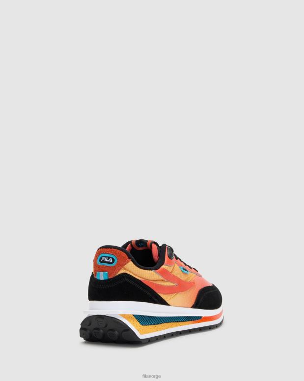 FILA menn svart/mandarinrød/ambyel herre renno premium fila HHL842700 svart/mandarinrød/ambyel
