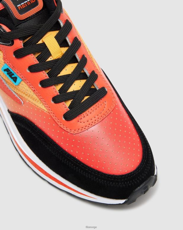 FILA menn svart/mandarinrød/ambyel herre renno premium fila HHL842700 svart/mandarinrød/ambyel