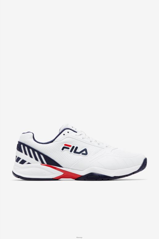FILA menn fila hvit/marine/rød volleysone for menn HHL841126 hvit/marine/rød