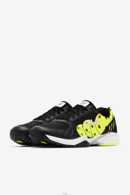 FILA menn svart/hvit/gul herre volley sone fila HHL841122 svart/hvit/gul