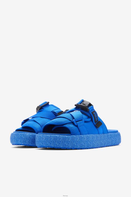 FILA menn blå/svart/blå herreatlas slide fila HHL84198 blå/svart/blå