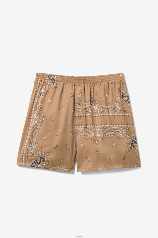 FILA unisex 2pac bandana print boxer fila tobakk brun/hvit HHL84962 tobakk brun/hvit
