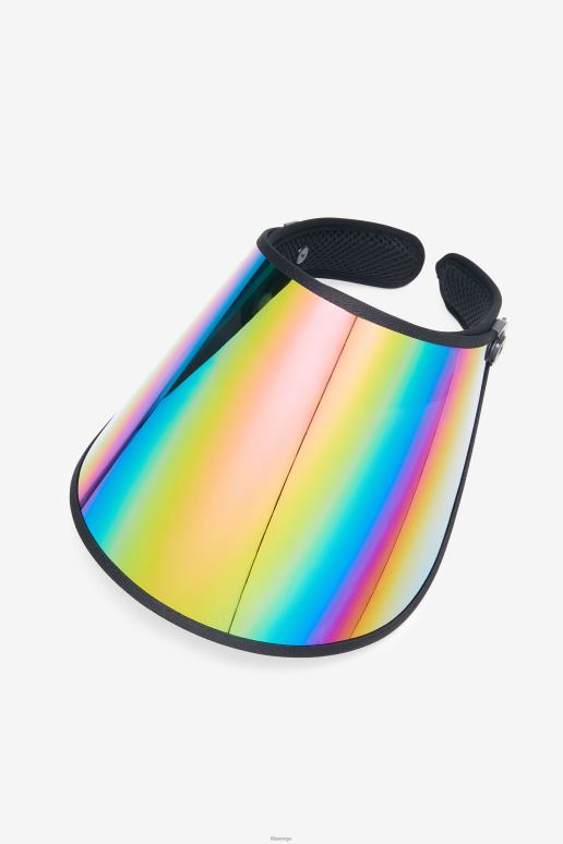 FILA unisex fila plast ansiktsskjerm svart/iriserende HHL841051 svart/iriserende