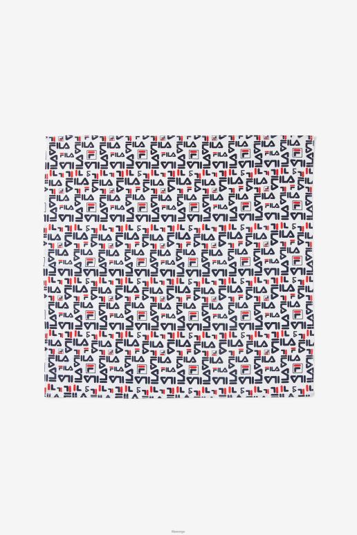 FILA unisex repeterende logo bandana fila hvit multi HHL841034 hvit multi