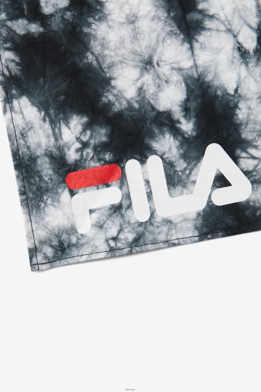 FILA unisex svart/hvit svart/hvit tie dye bandana fila HHL841032 svart hvit