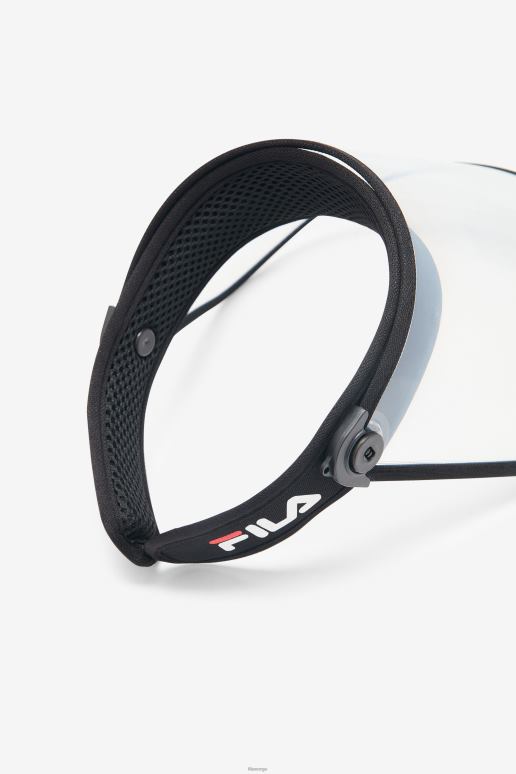 FILA unisex svart/klar plast ansiktsskjerm fila HHL841050 svart/klar